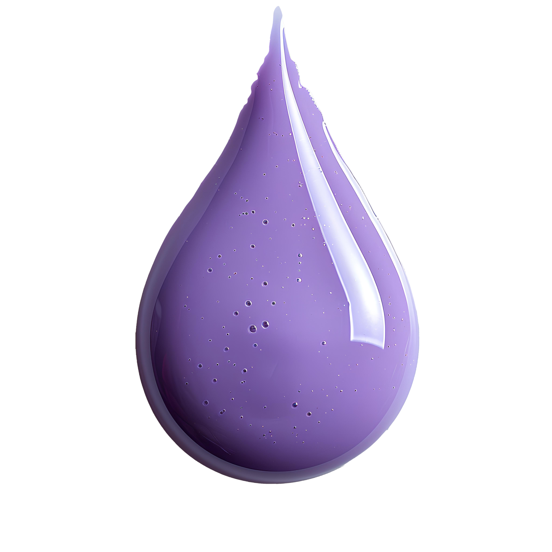 Drop of purple paint. purple liquid pigment splatter and explosion