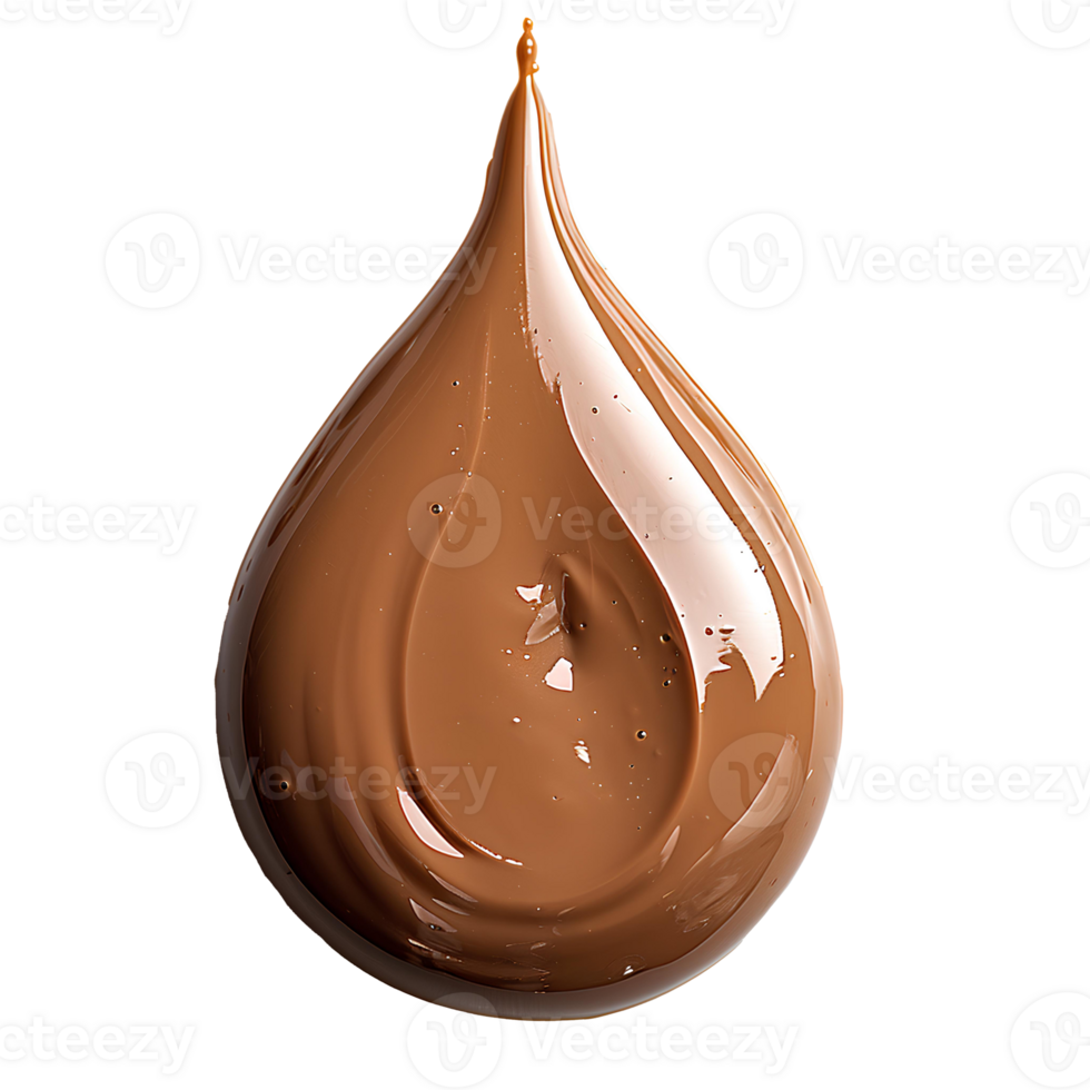 Drop of brown paint. brown liquid pigment splatter and explosion isolated. brown paint drop top view png