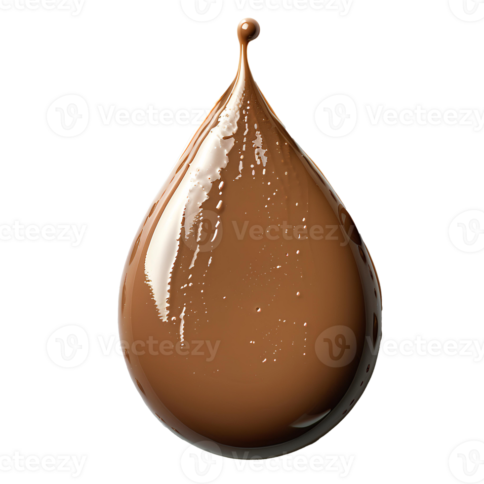 Drop of brown paint. brown liquid pigment splatter and explosion isolated. brown paint drop top view png