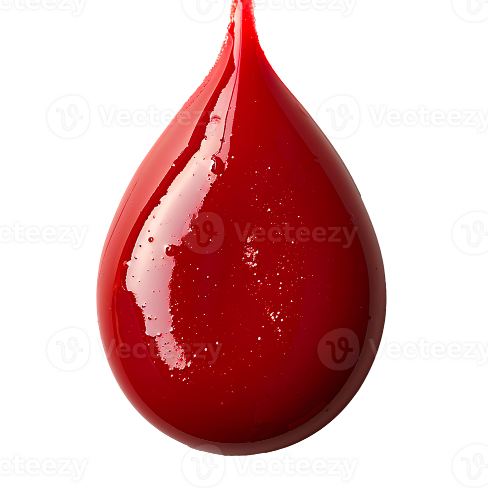 Drop of red paint. red liquid pigment splatter and explosion isolated. red paint drop top view png