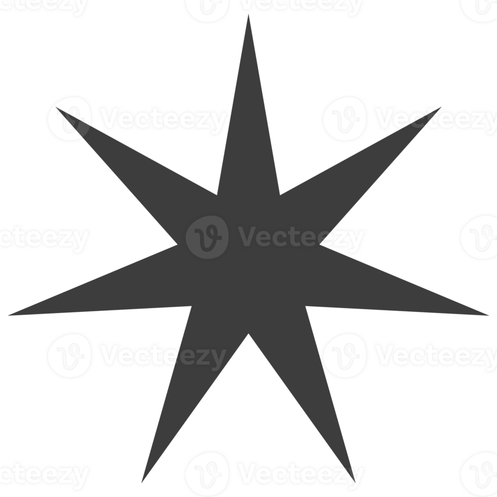 Star and twinkle icon. black starburst design and sparkle symbol. png