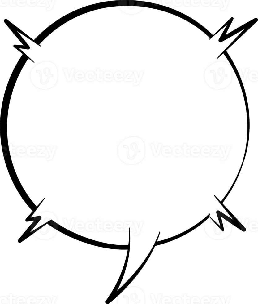 Black and white color speech bubble balloon, icon sticker memo keyword planner text box banner png