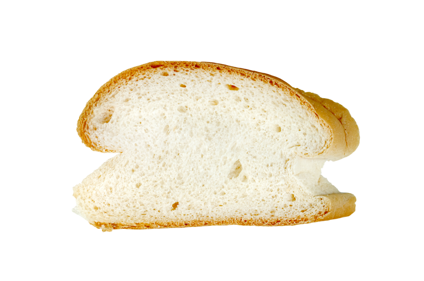 sliced french baguettes bread isolated png