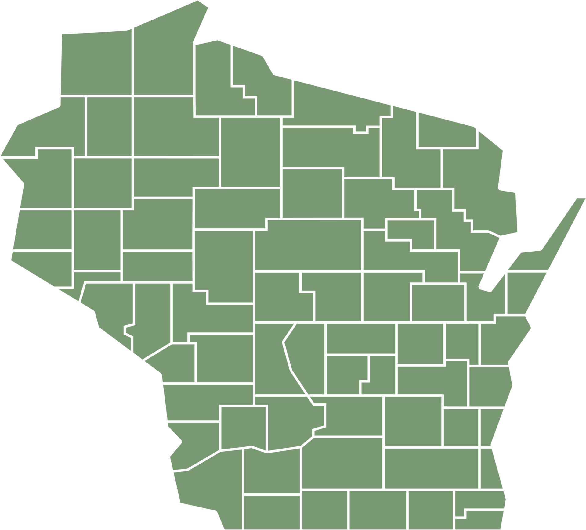 Outline drawing of wisconsin state map 44267759 png