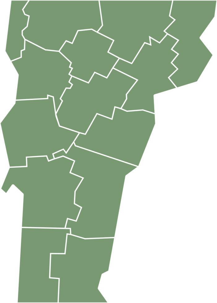 outline drawing of vermont state map. png