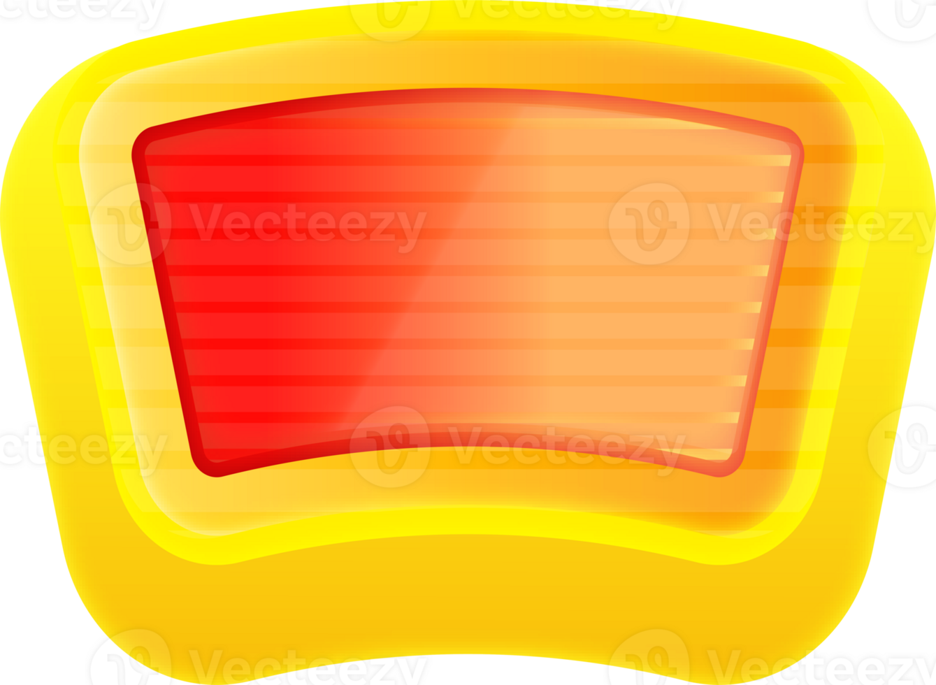 3D square button, Empty button, 3D Element png