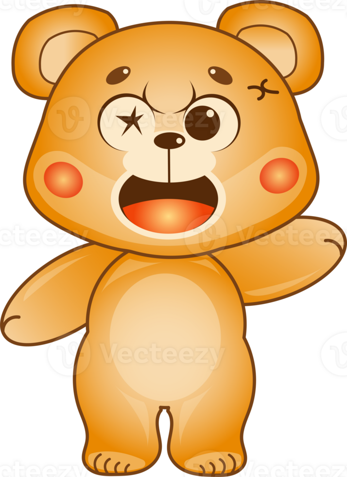 Cartoon characters teddy bear png