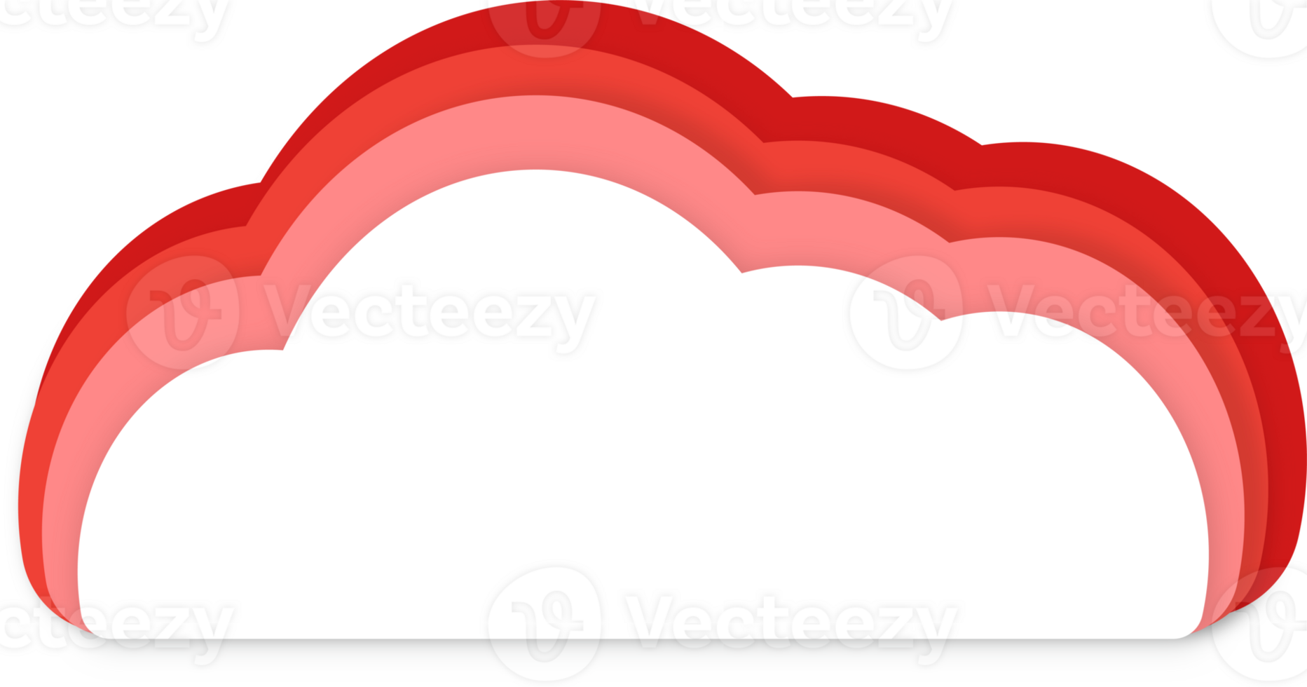 Cloud Abstract Paper Cut png