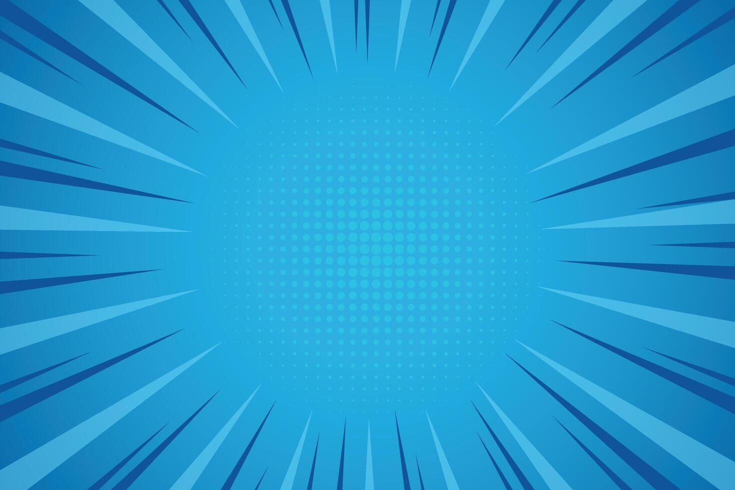 Abstract blue comic background vector