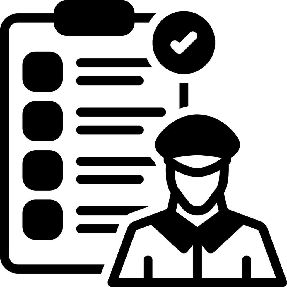 Solid black icon for clearance vector