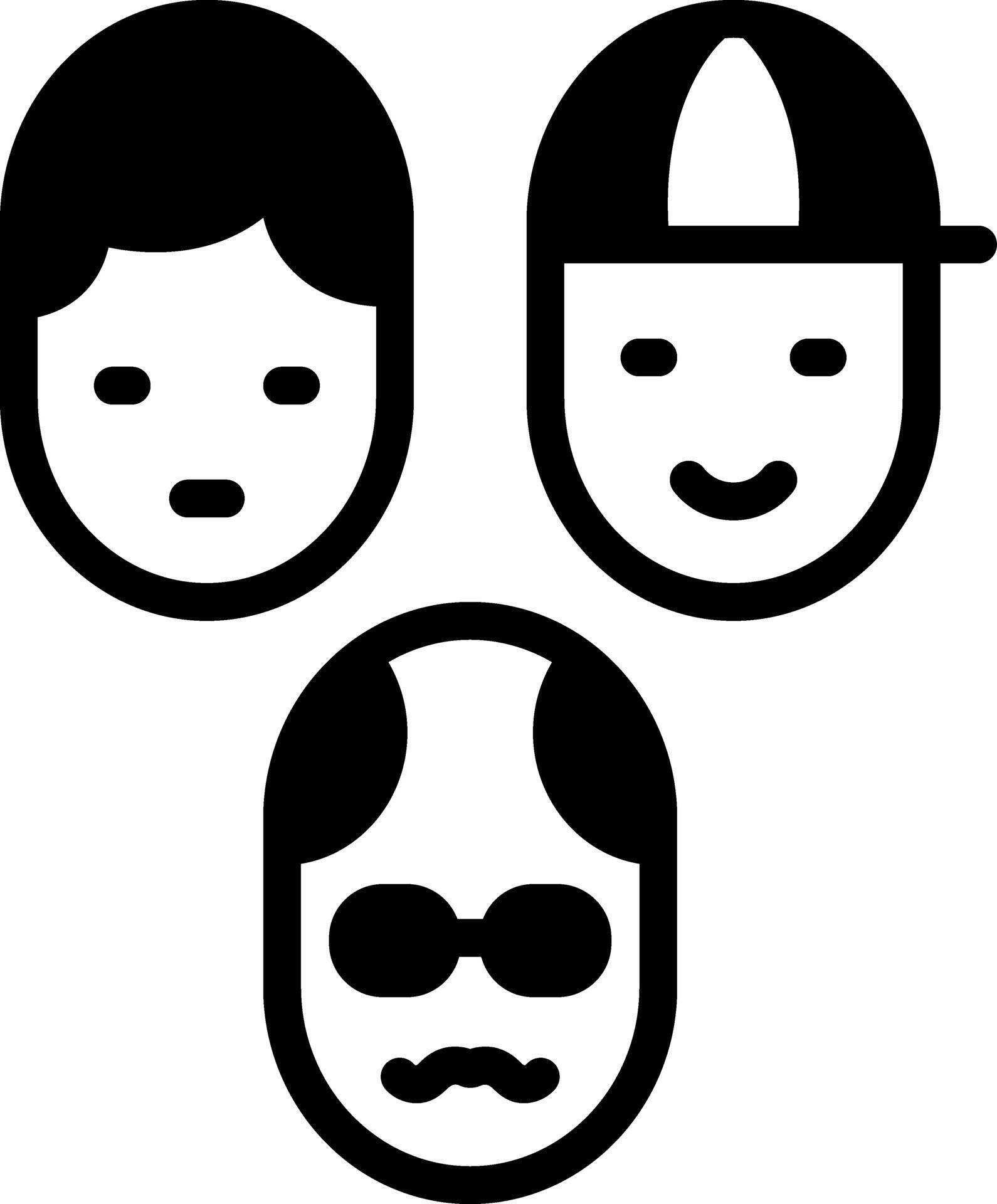 Solid black icon for generation 44270301 Vector Art at Vecteezy