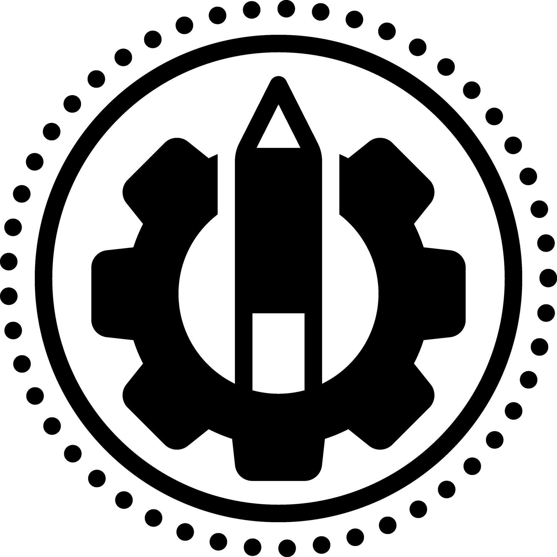 Solid black icon for modified 44270428 Vector Art at Vecteezy