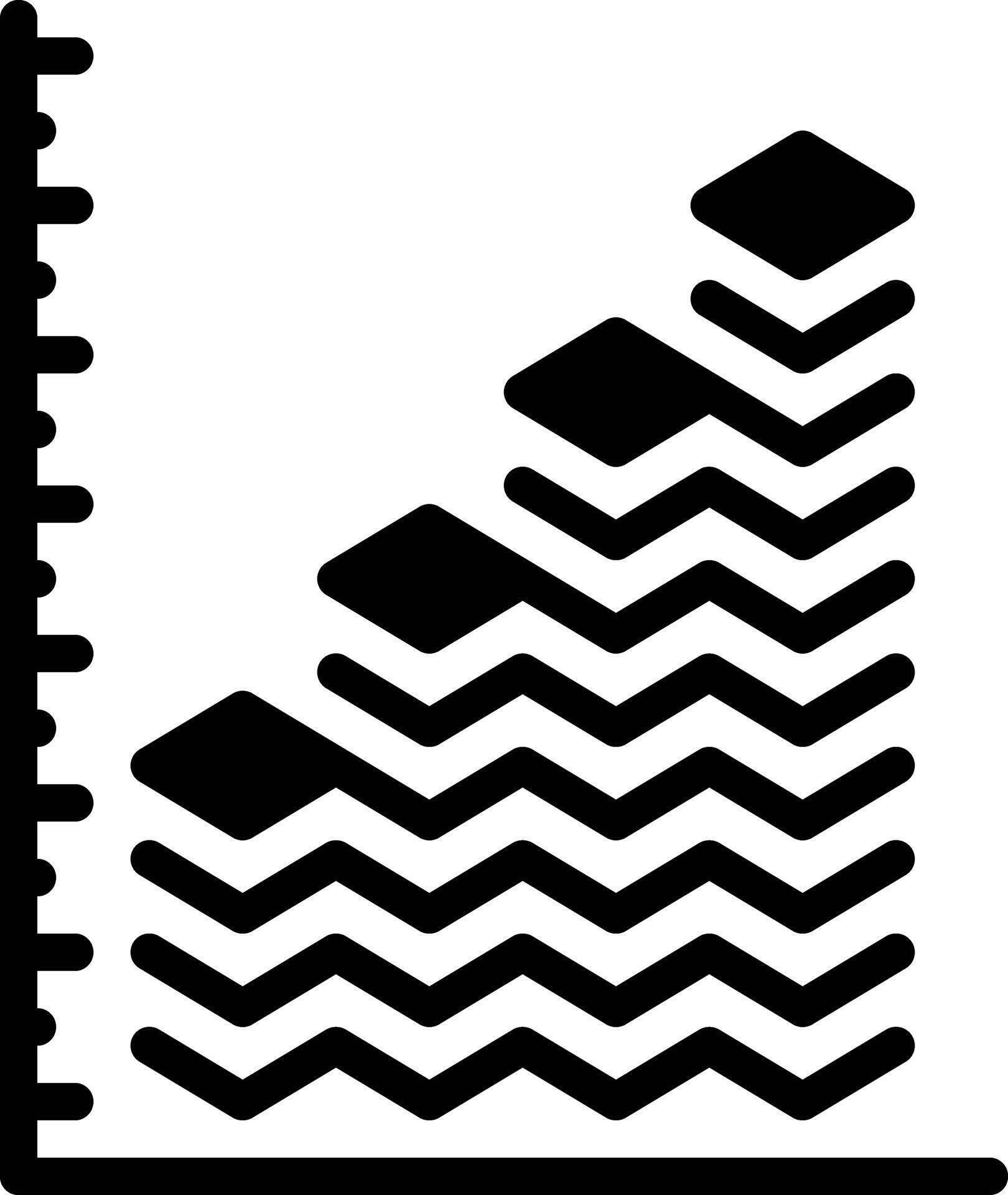 Solid black icon for bar graph 44270540 Vector Art at Vecteezy