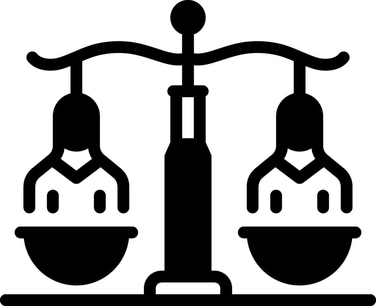 Solid black icon for fair vector