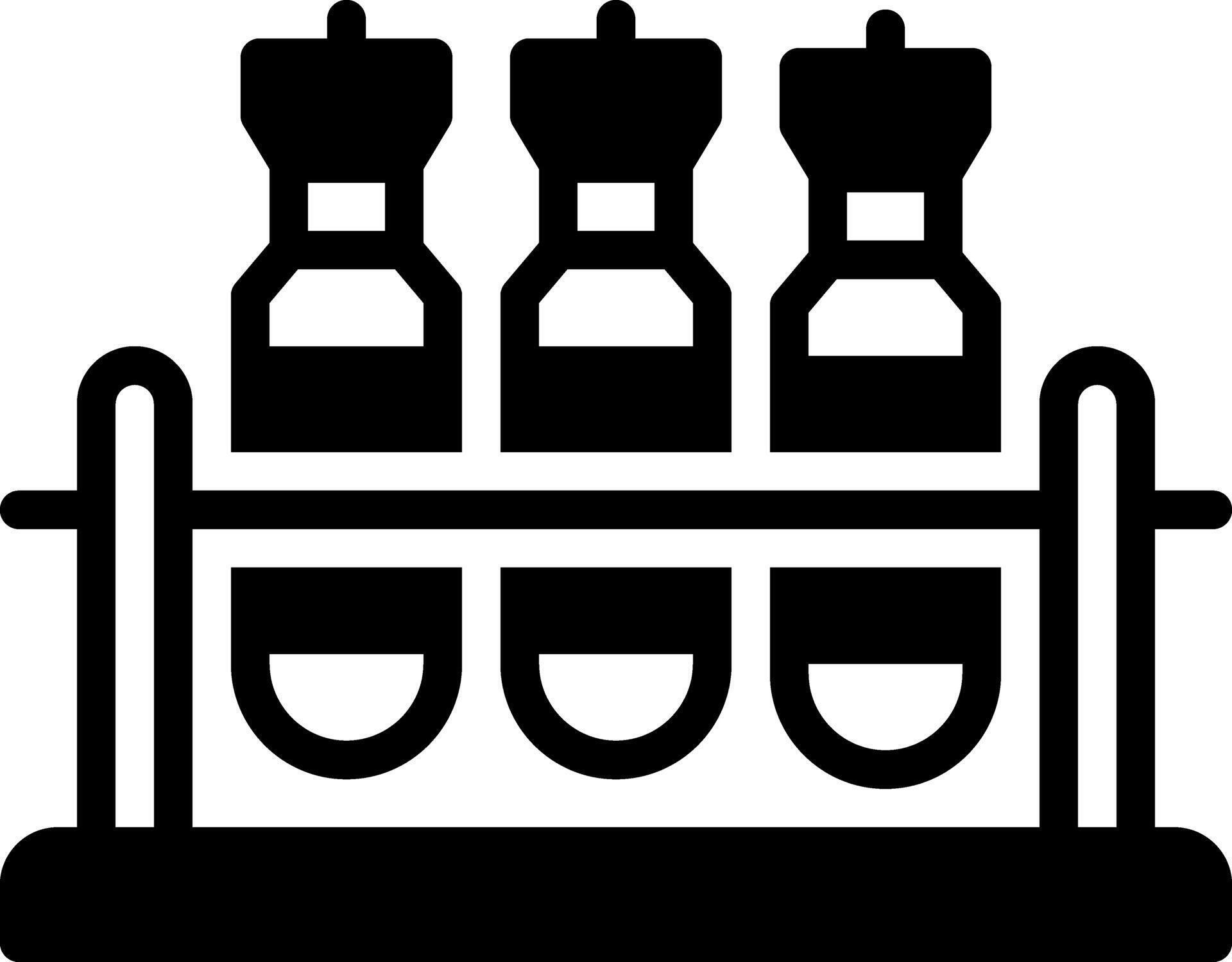 Solid black icon for sampling 44271013 Vector Art at Vecteezy