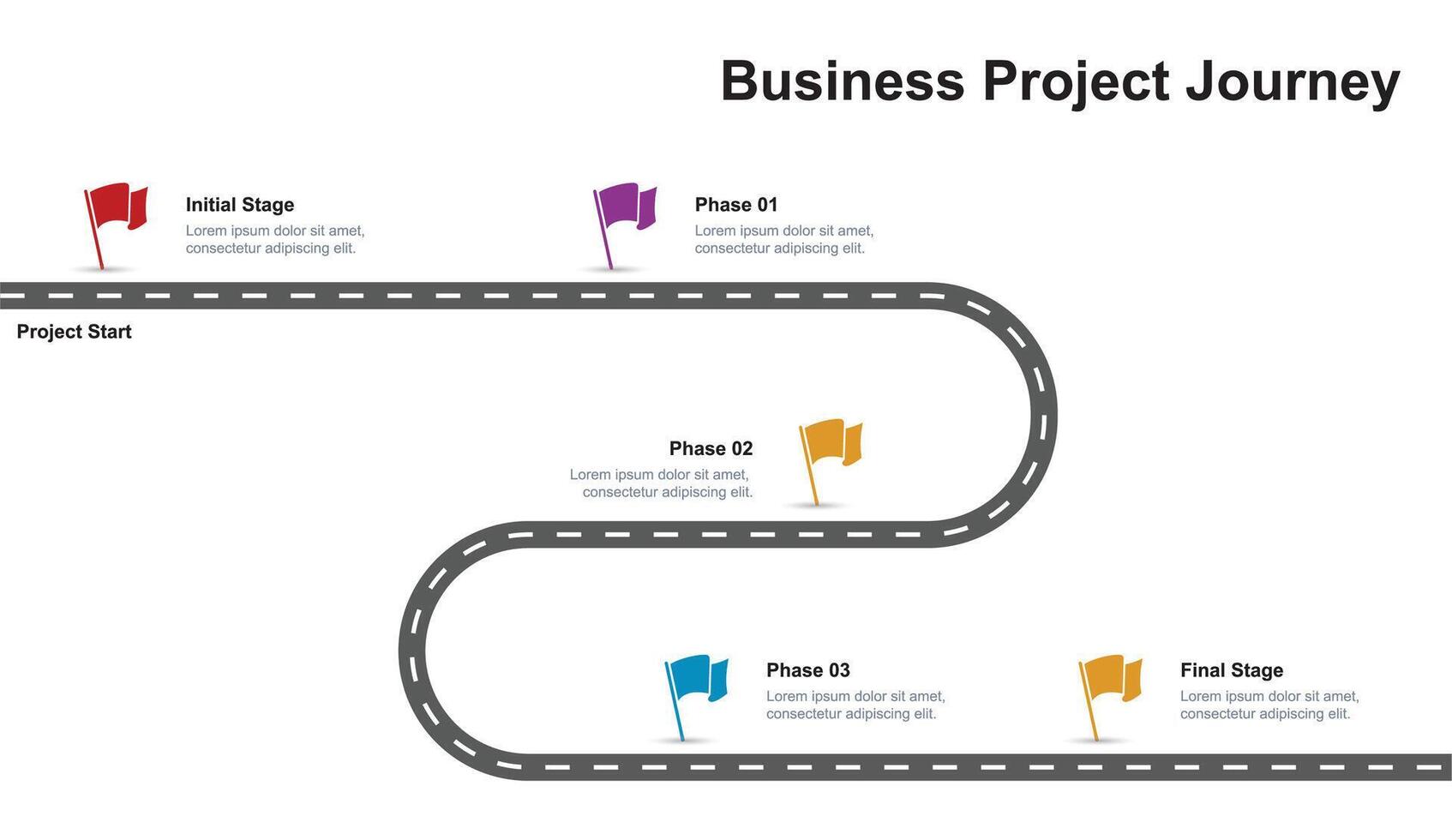 Business Project Journey vector