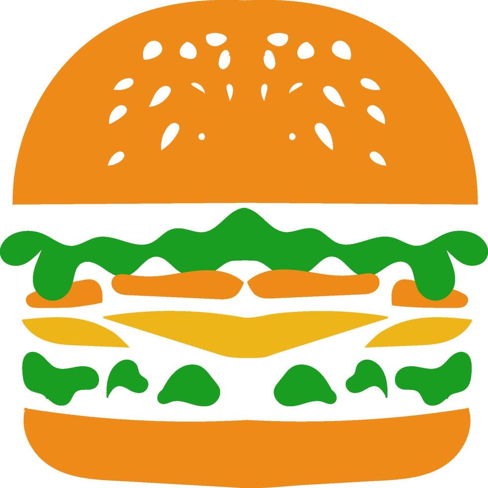 burger logo illustration for your business needs vector