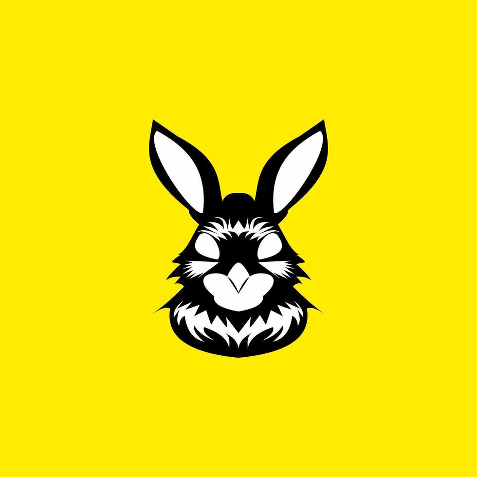 Rabbit Mascot logo, Rabbit esport logo vector