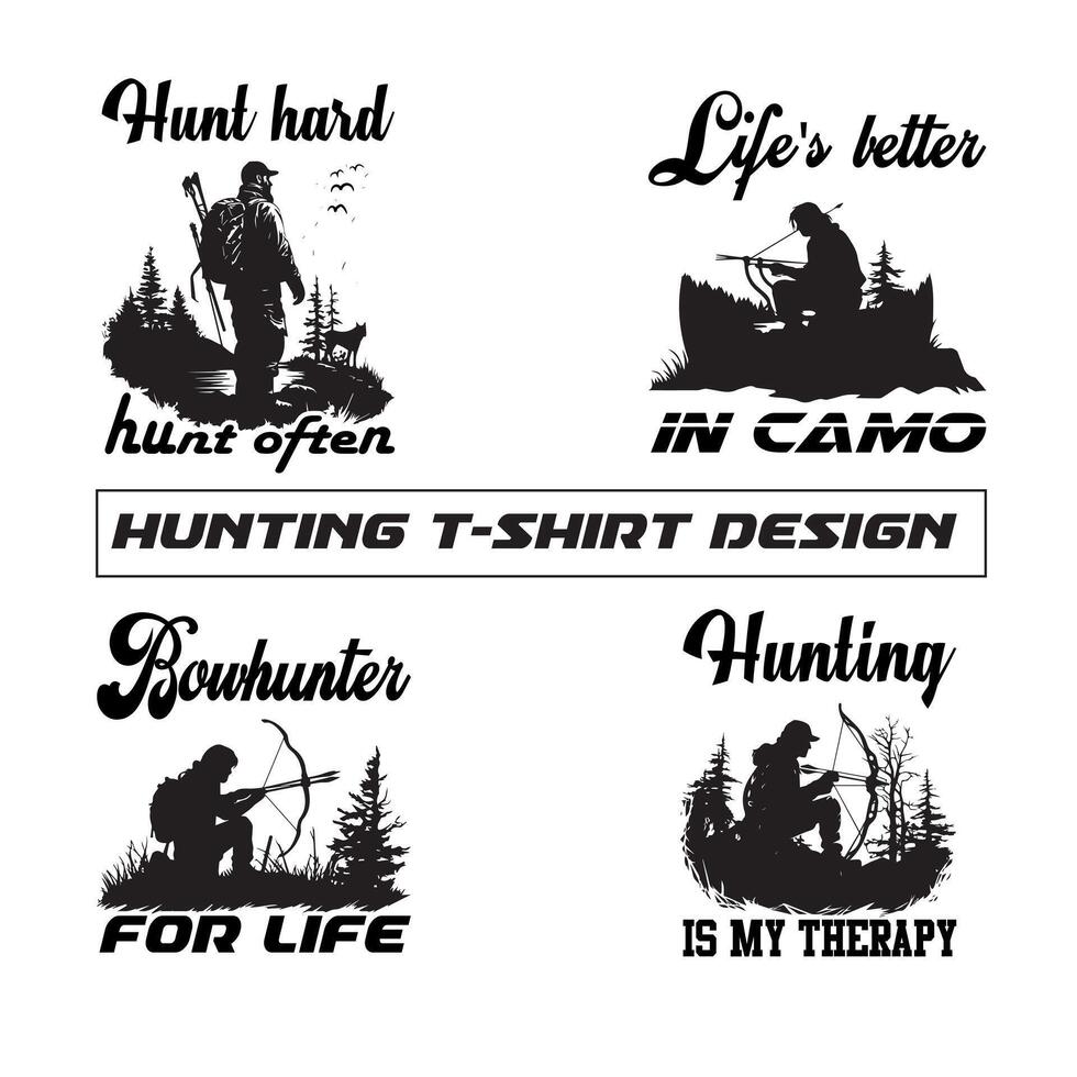 hunting t shirt design vector