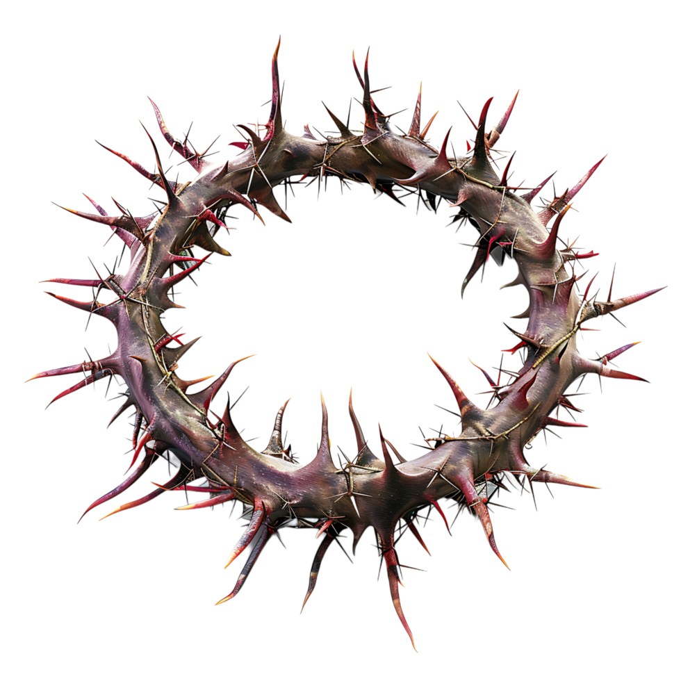 Crown of thorns on isolated transparent background 44273166 PNG