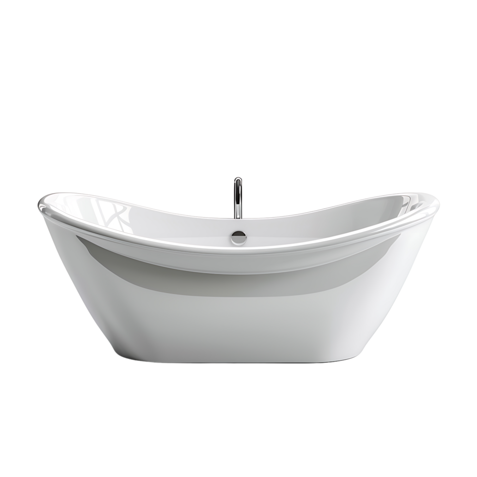 Bathtub on isolated transparent background png