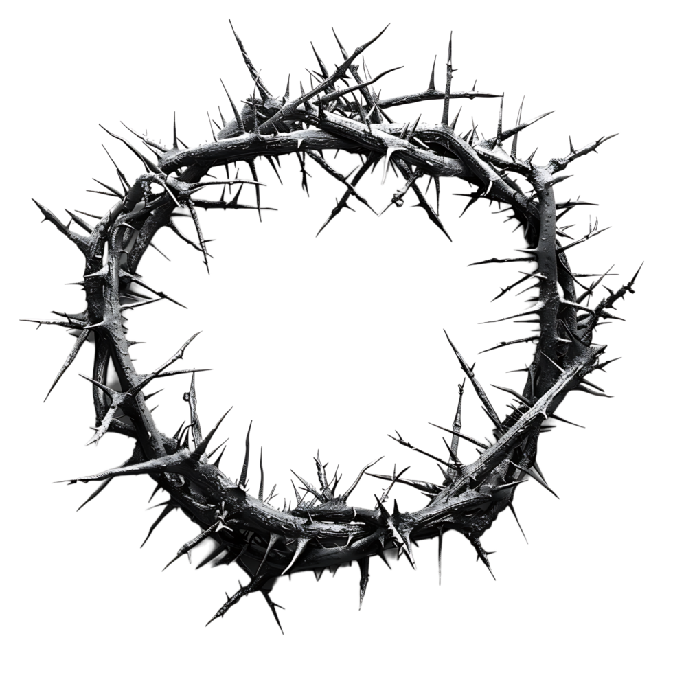 Crown of thorns on isolated transparent background 44273858 PNG