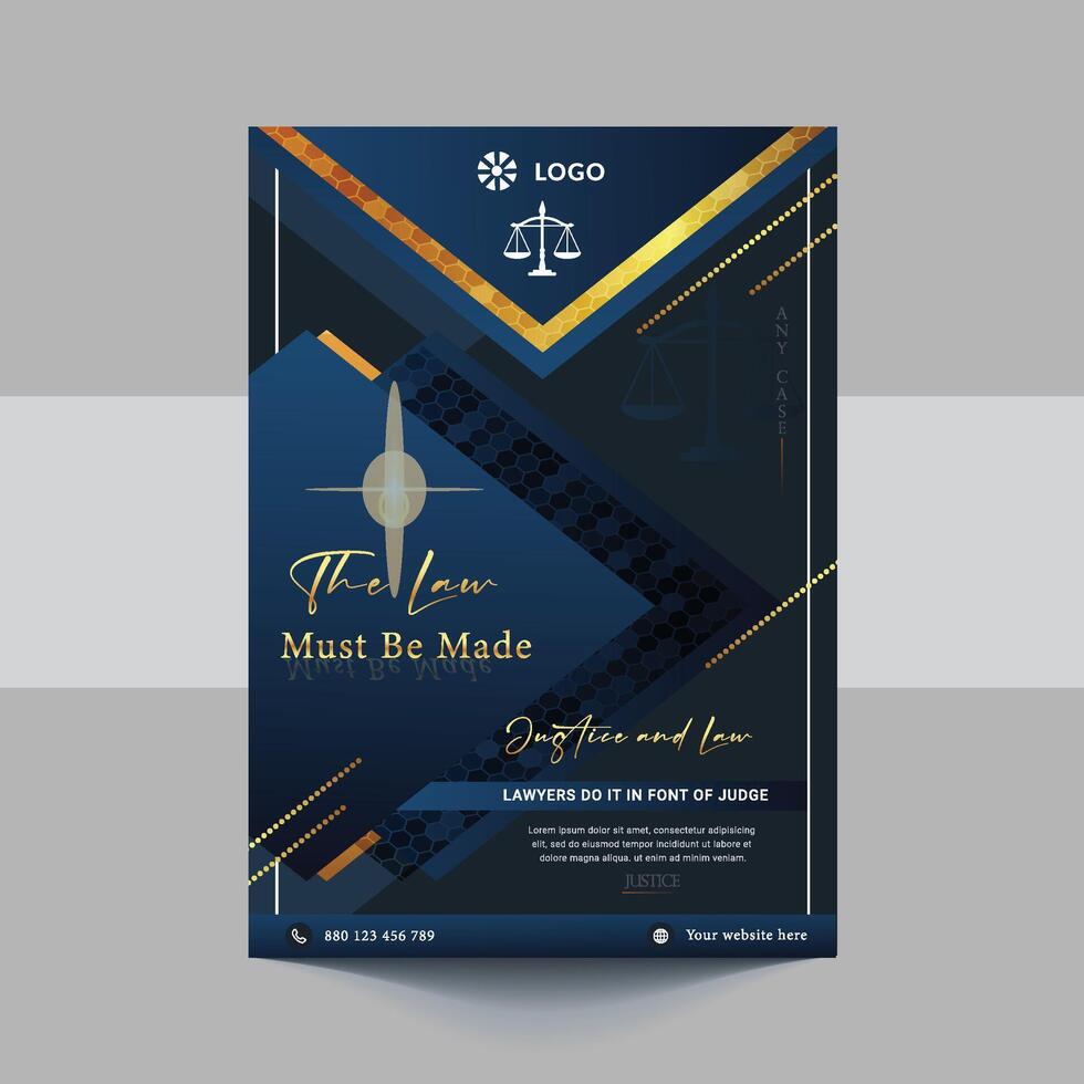 Law Firm and Legal Services Flyer, Law Firm And Consultancy Flyer, Legal Corporate Law Firm Business Flyer poster leaflet Template design vector
