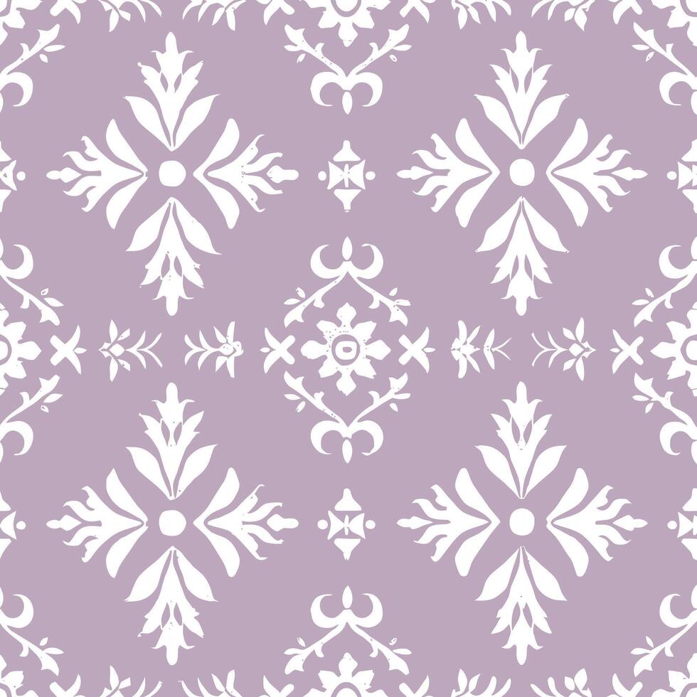 waving leaf pattern on a purple background vector