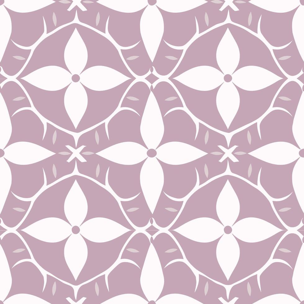 modelo de floreciente hojas en un púrpura antecedentes vector