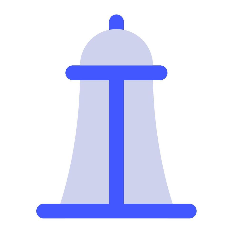 Space Needle icon for web, app, infographic vector