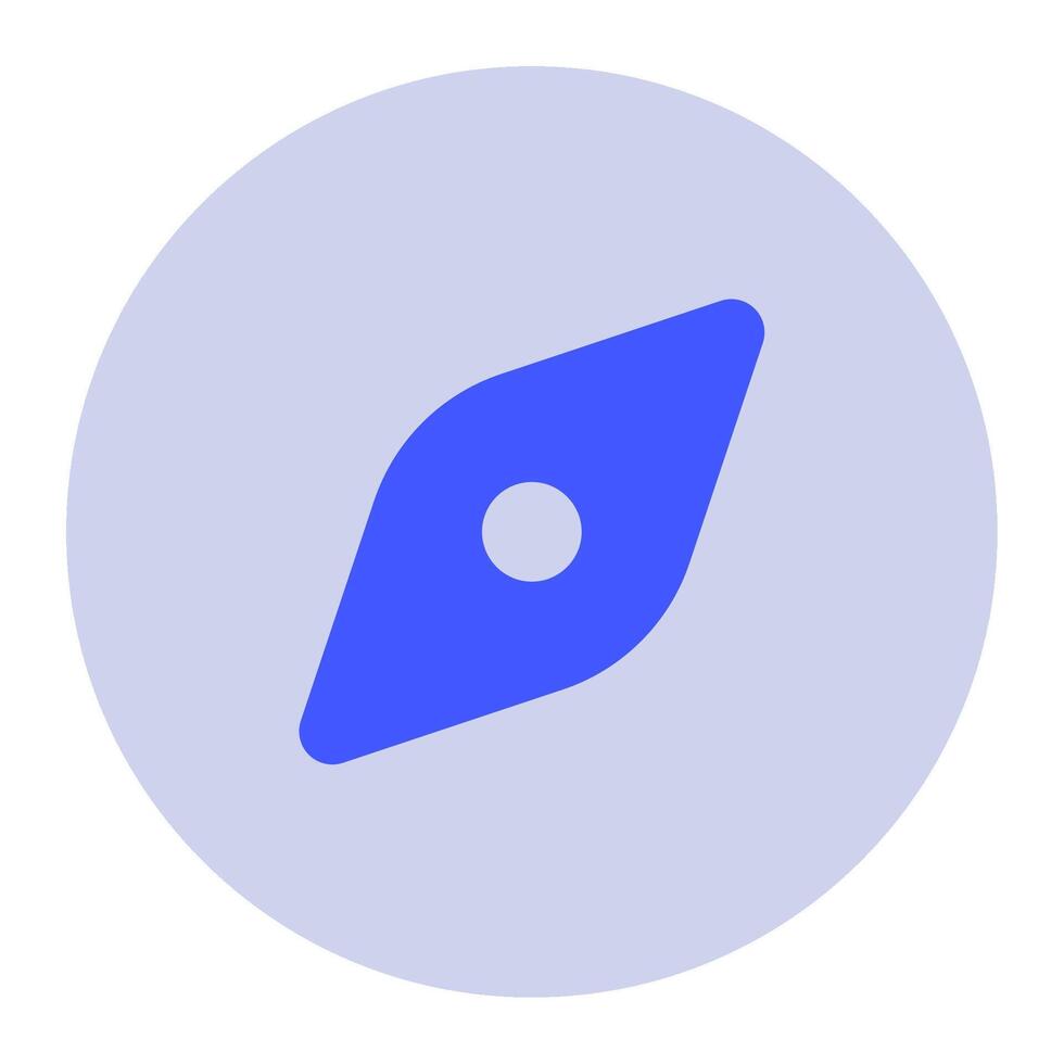 Compass icon for web, app, infographic vector