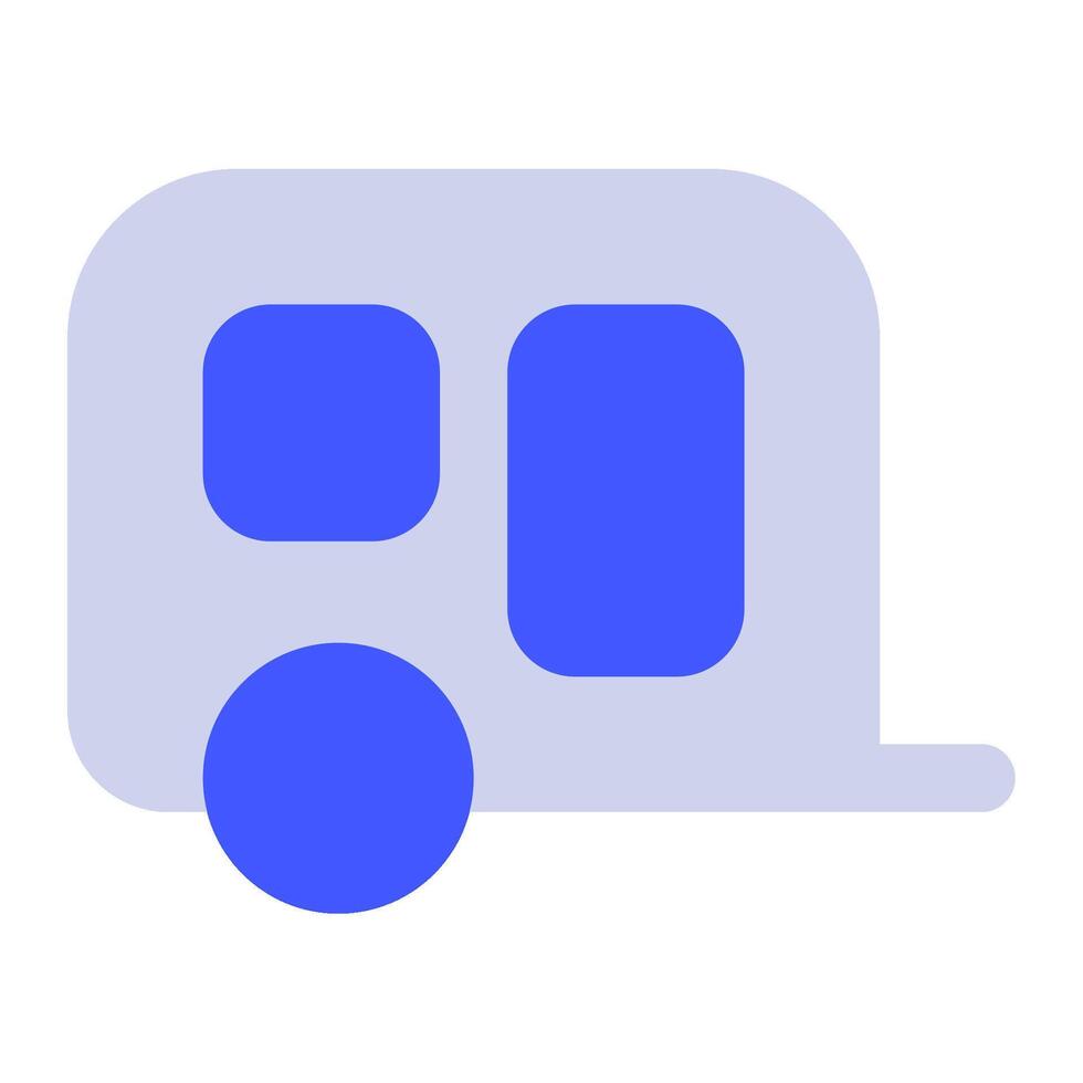 RV Park icon for web, app, infographic vector