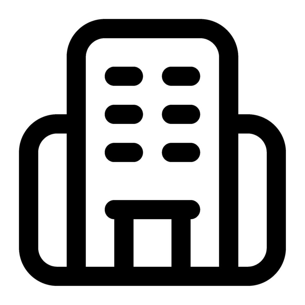 Hotel icon for web, app, infographic vector