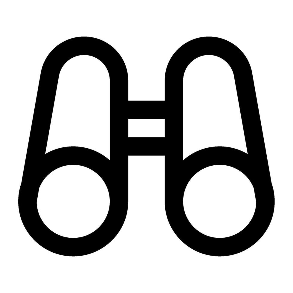 Binoculars icon for web, app, infographic vector