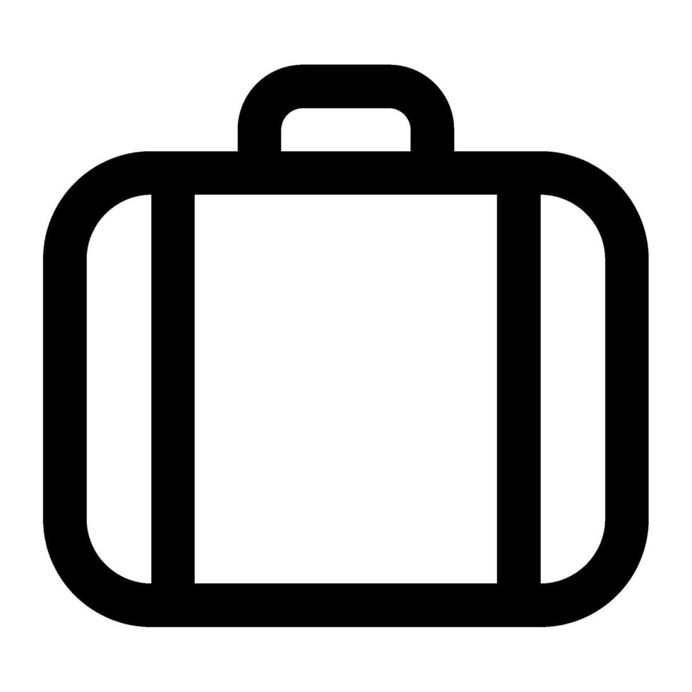 Suitcase icon for web, app, infographic vector