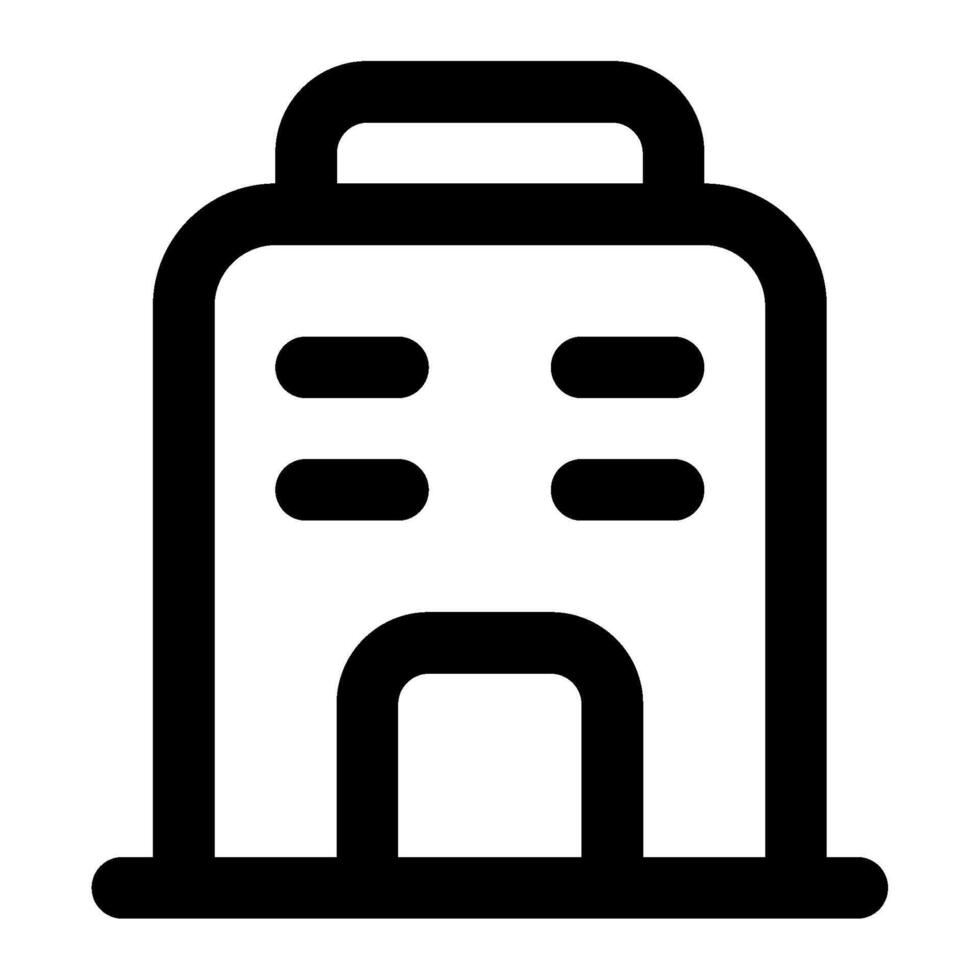 Hostel icon for web, app, infographic vector