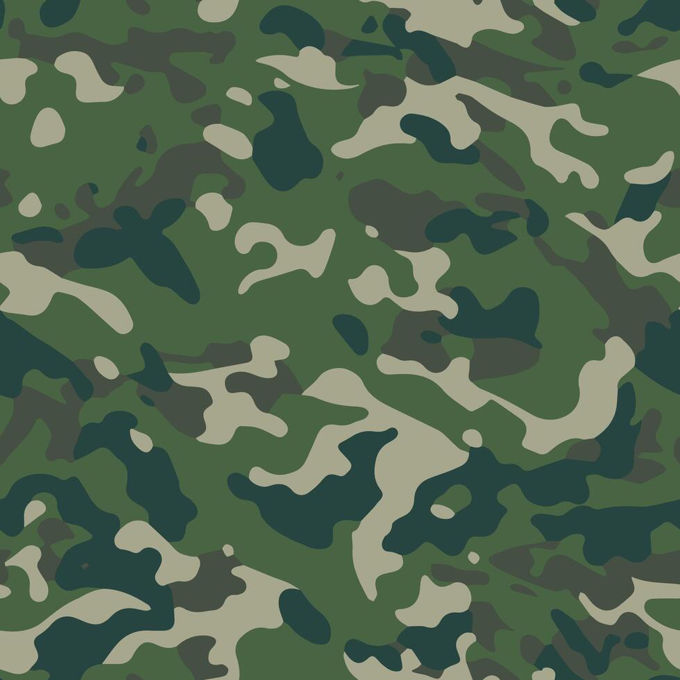 Camouflage Pattern Seamless Design vector