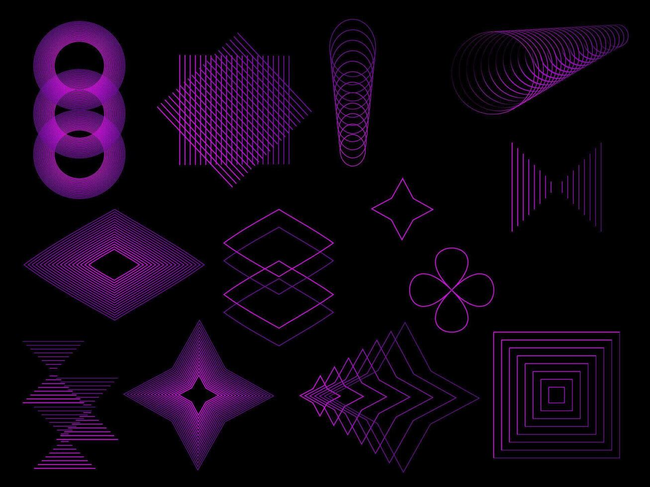 wireframe y2k retro abstract 3 d. 00s Y2K, retro futuristic aesthetic vector