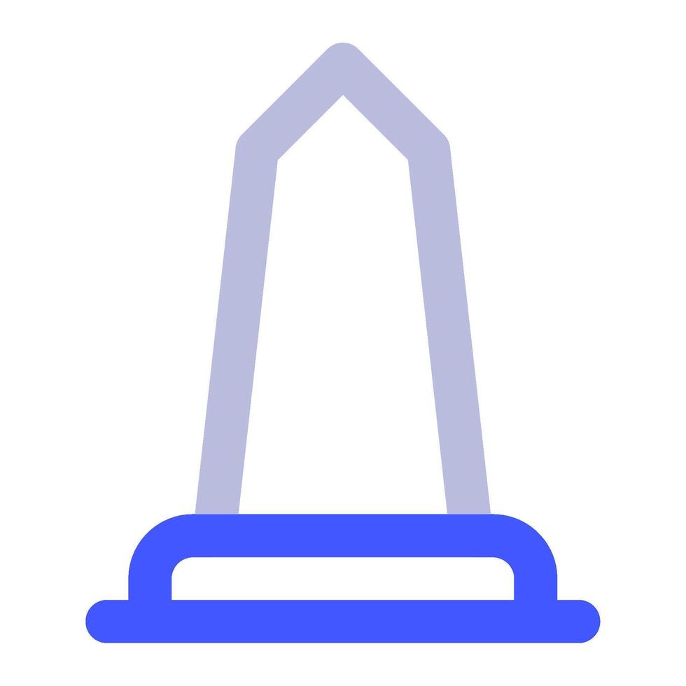Monument icon for web, app, infographic vector