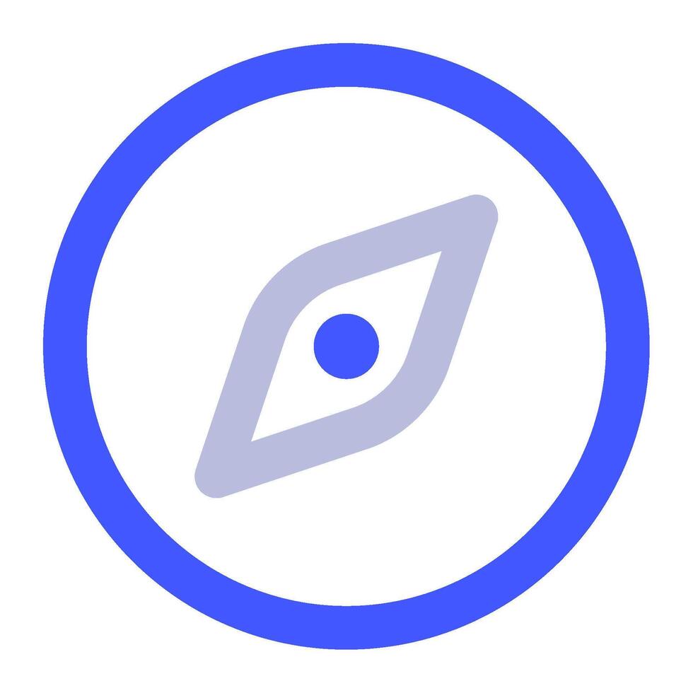 Compass icon for web, app, infographic vector