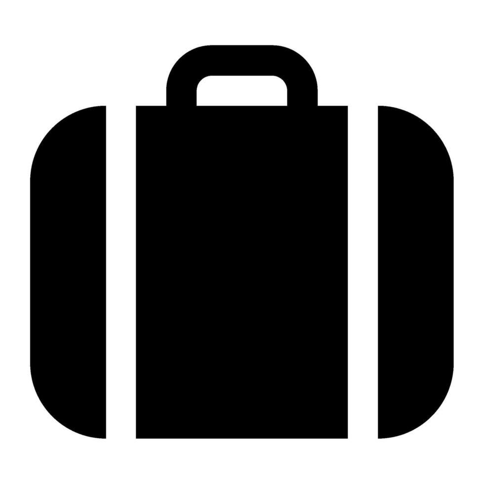 Suitcase icon for web, app, infographic vector