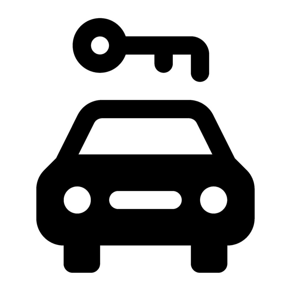 Car Rental icon for web, app, infographic vector