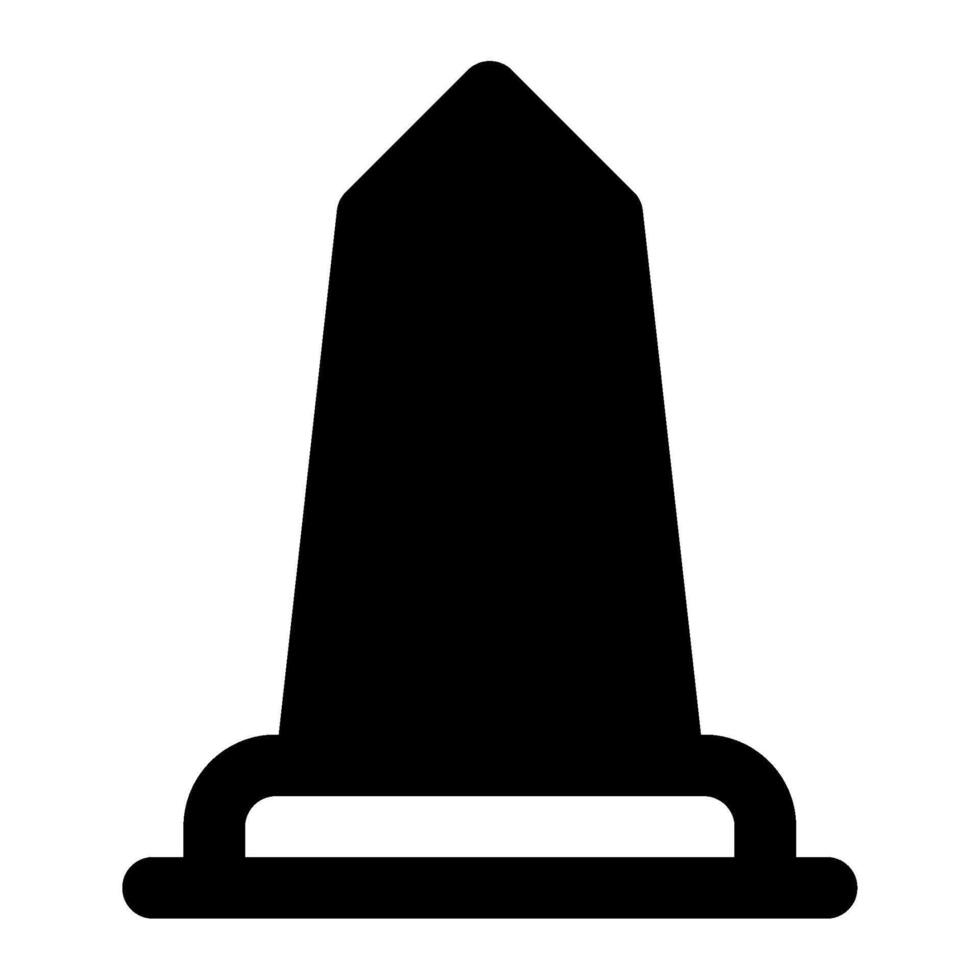 Monument icon for web, app, infographic vector