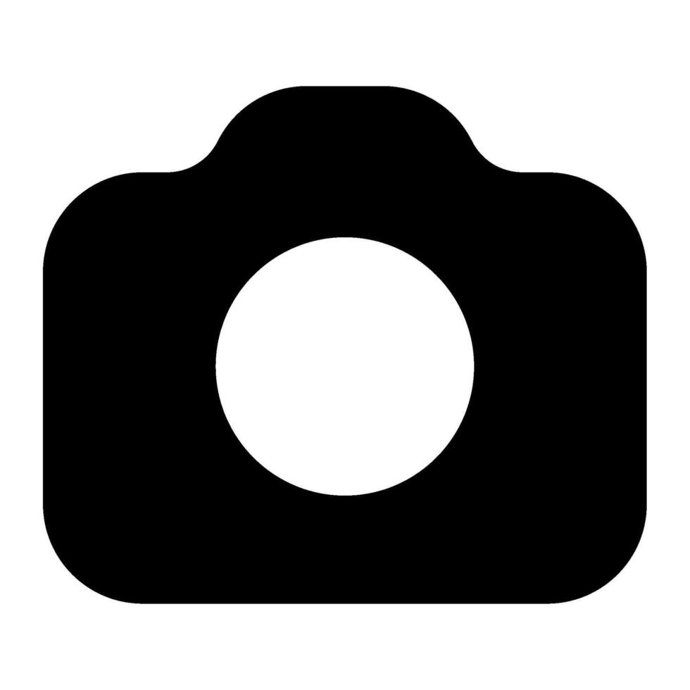 Camera icon for web, app, infographic vector