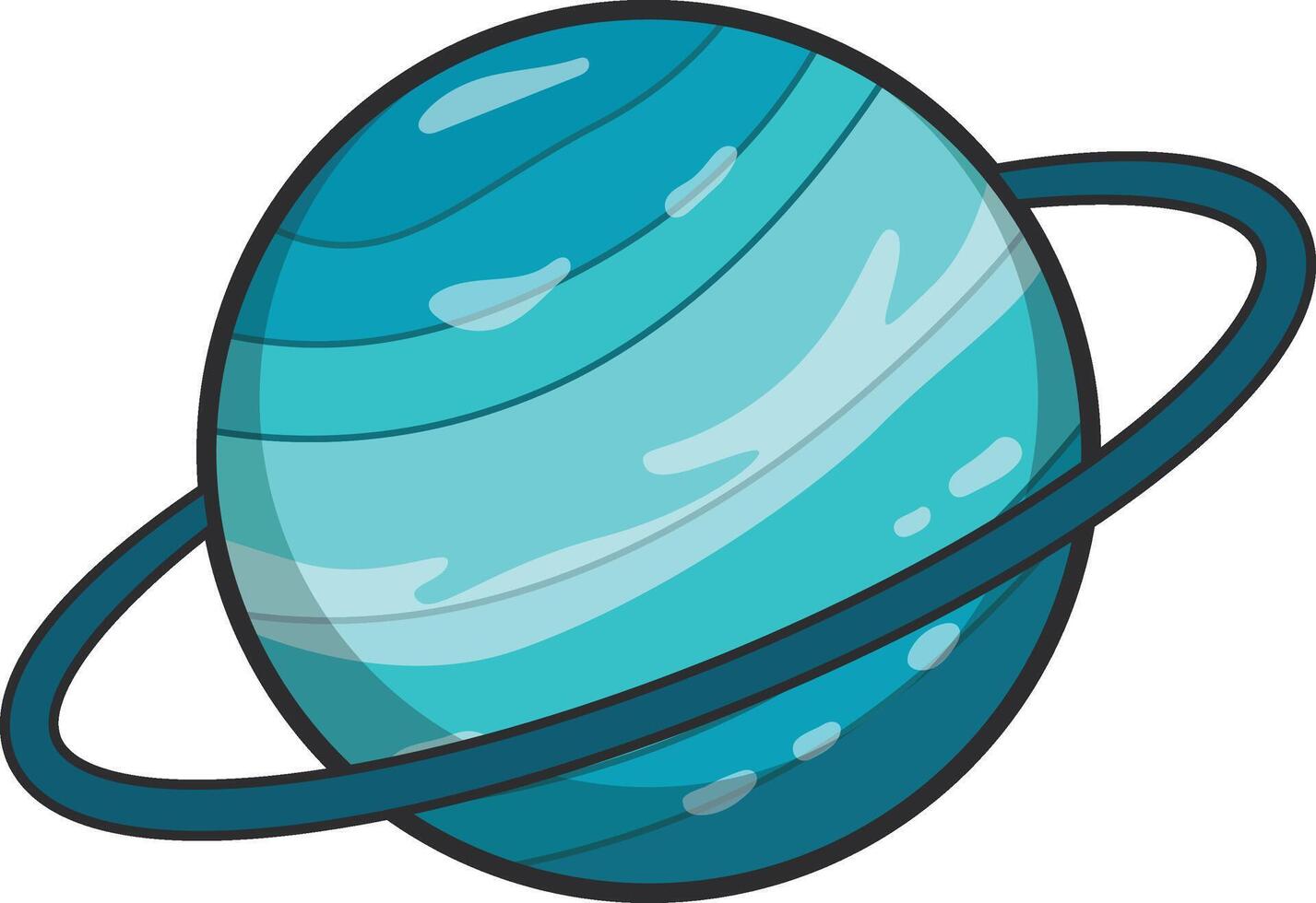 Uranus icon illustration vector