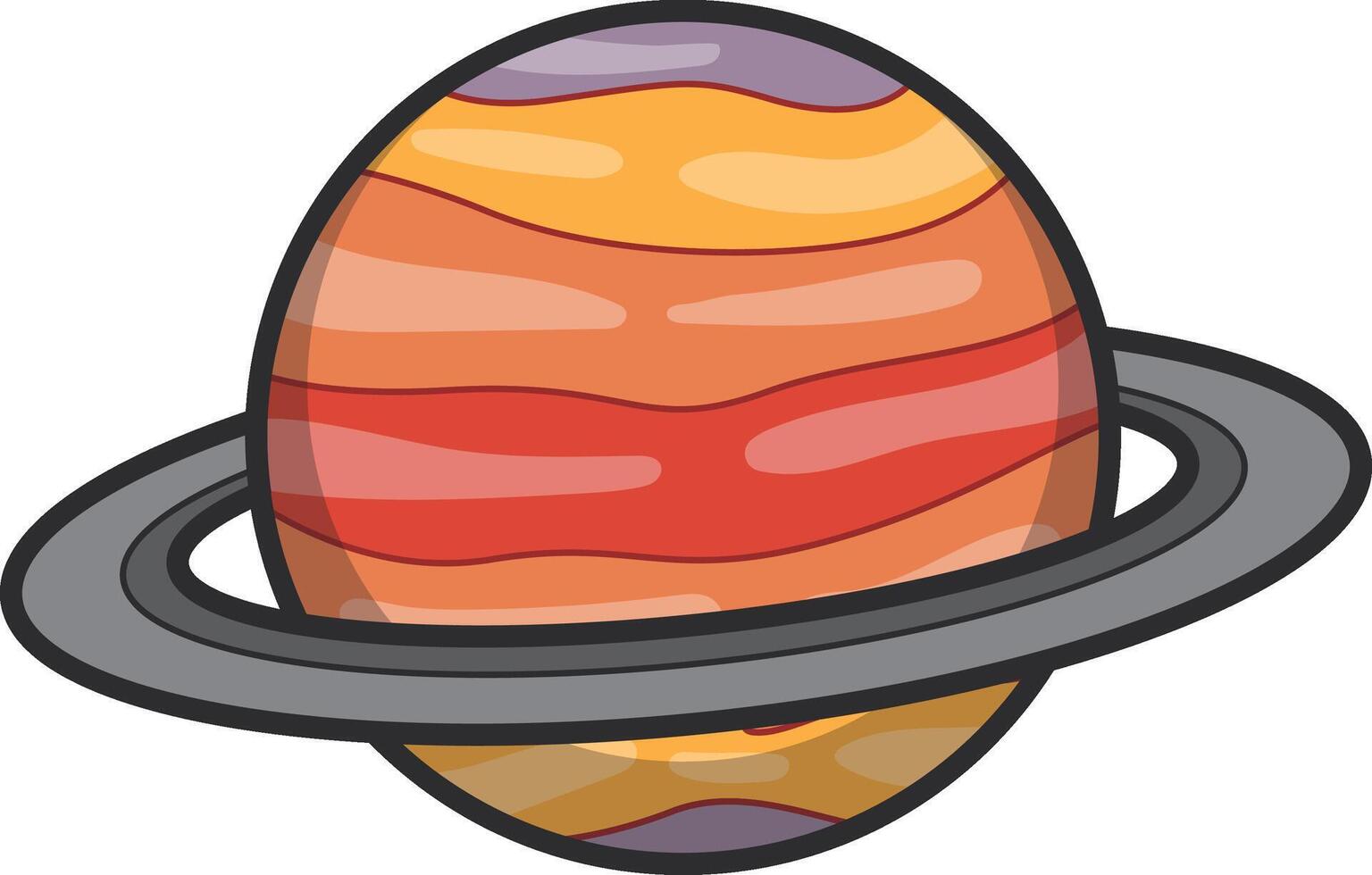 Saturn icon illustration vector
