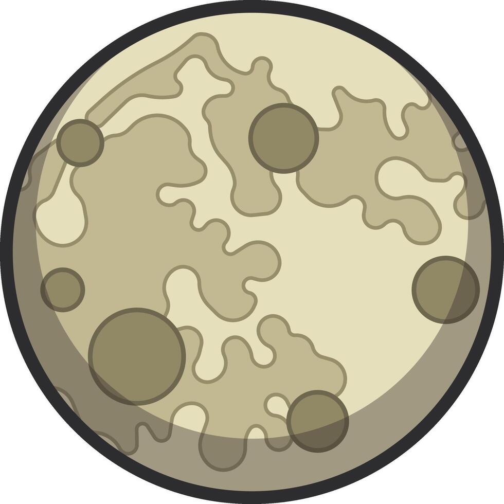 Moon icon illustration vector