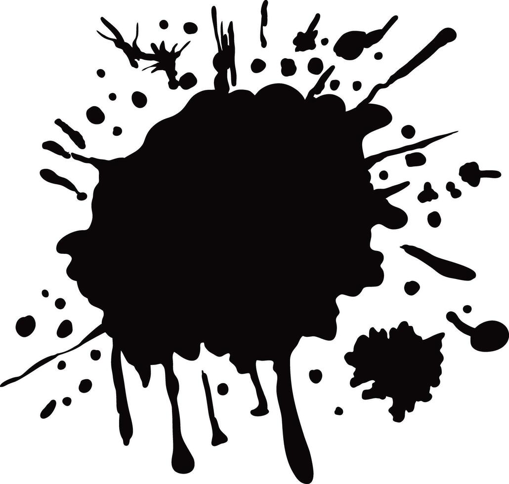 Splash silhouette icon vector