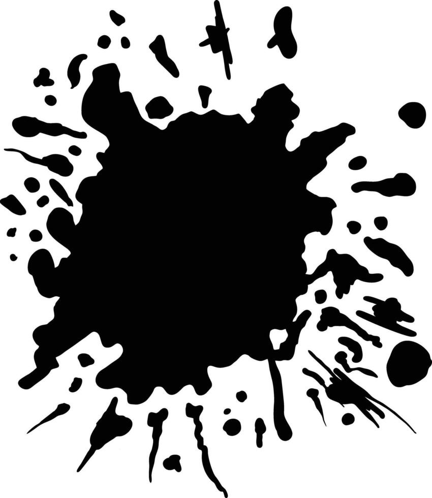 Splash silhouette icon vector