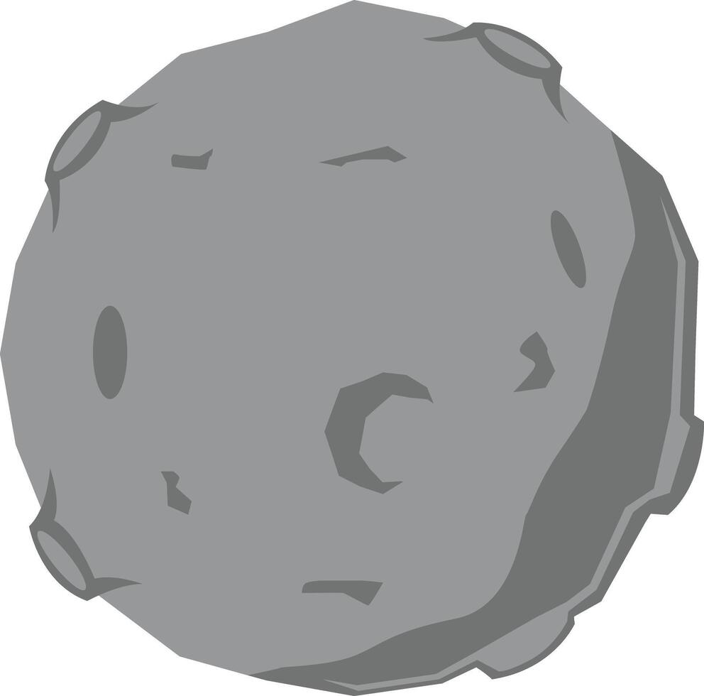 Luna símbolo icono monocromo vector